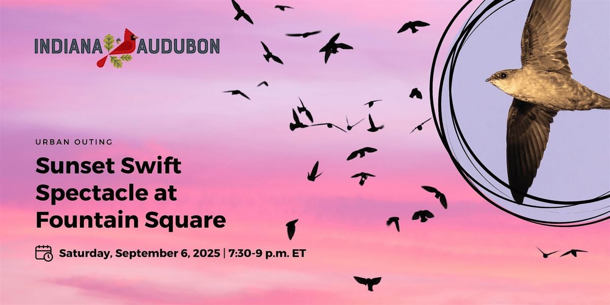 Sunset Swift Spectacle at Fountain Square, 6 September | Event in Indianapolis | AllEvents