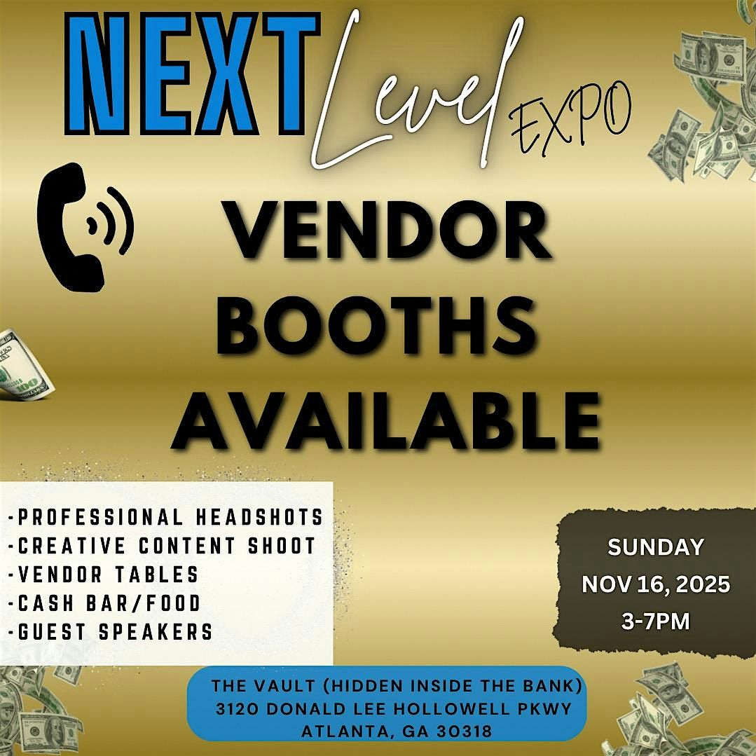 Next Level Expo 2025 (vendor), 16 November | Event in Atlanta | AllEvents