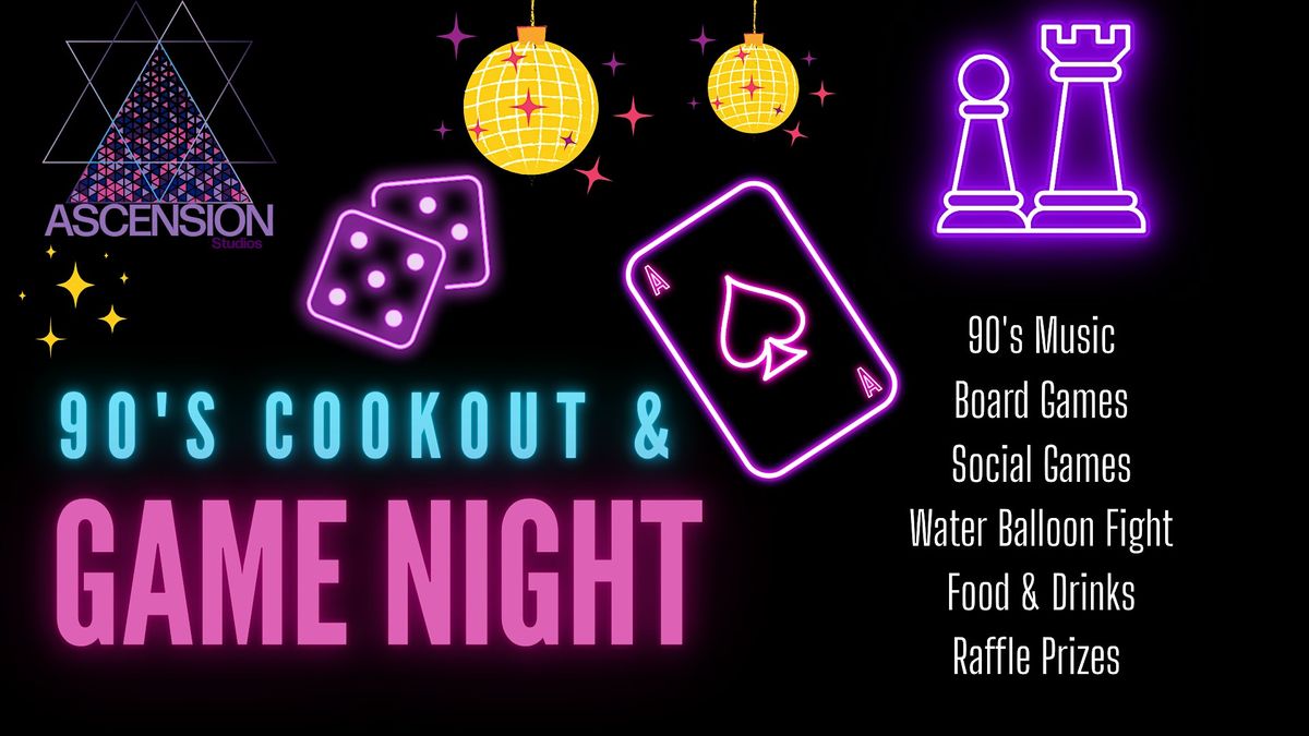 90's Cookout & Game Night, 27 September | Event in Pantego | AllEvents