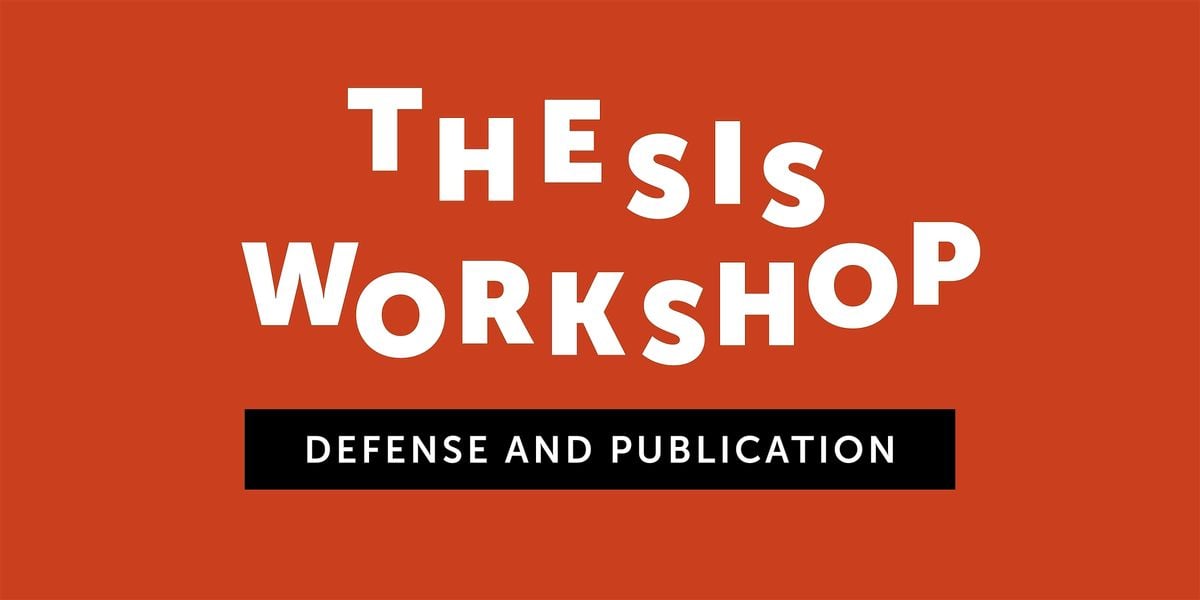 Thesis Workshop: Defense and Publication, 13 November | Event in Provo | AllEvents