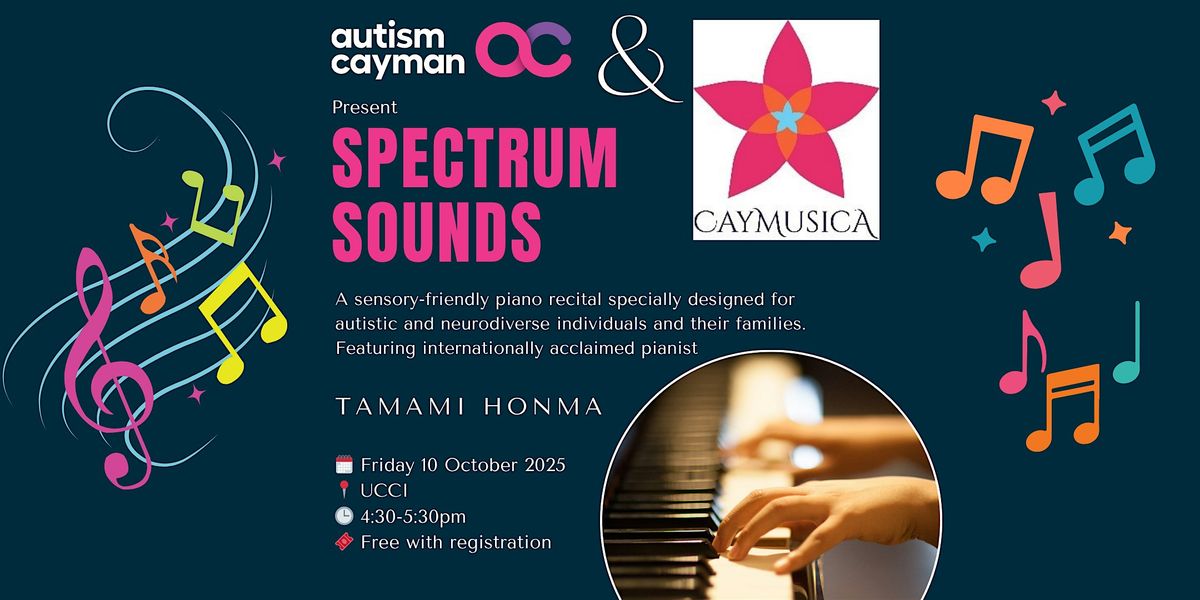 Spectrum Sounds: A Piano Recital for Every Kind of Mind, 10 October | Event in George Town | AllEvents