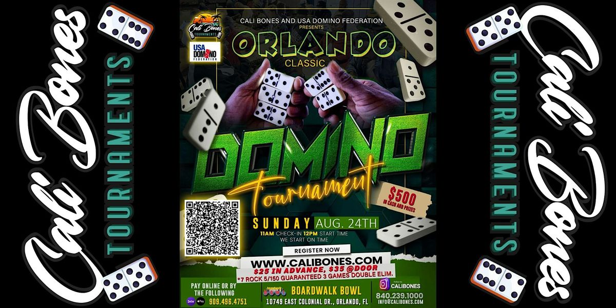 Orlando Classic Domino Tournament Orlando, FL 11A, 24 August | Event in Orlando | AllEvents