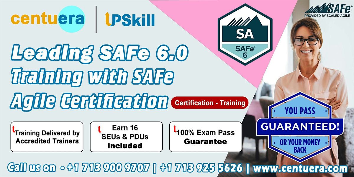 Leading SAFe 6.0 Training with SAFe Agile Certification in Charleston, SC, 8 October | Event in Charleston