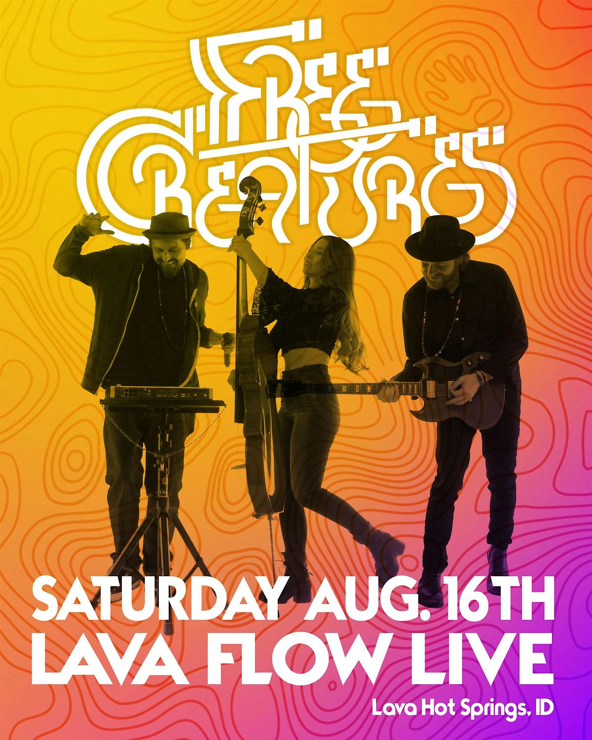 Free Creatures Outdoor Summer Concert at Lava Flow Live in Lava Hot Springs, 16 August | Event in Lava Hot Springs
