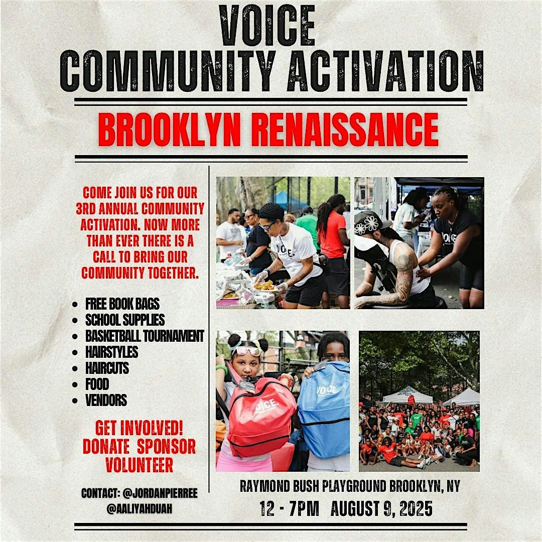 VOICE COMMUNITY ACTIVATION | Event in Brooklyn | AllEvents