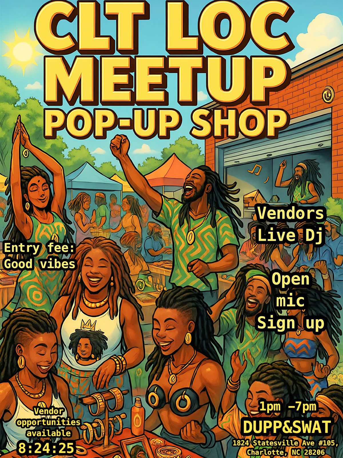 CLT LOC MEET-UP POP-UP SHOP, 24 August | Event in Charlotte | AllEvents