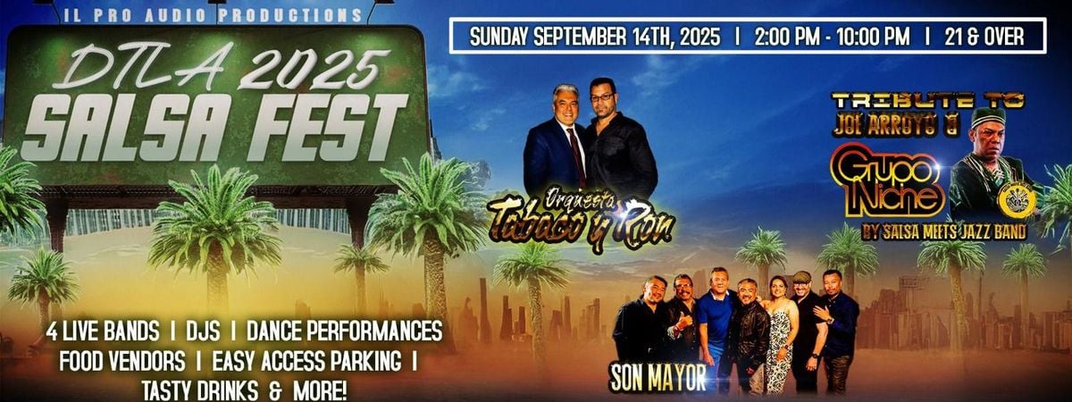 DTLA 2025 SALSA FEST, 14 September | Event in Los Angeles | AllEvents