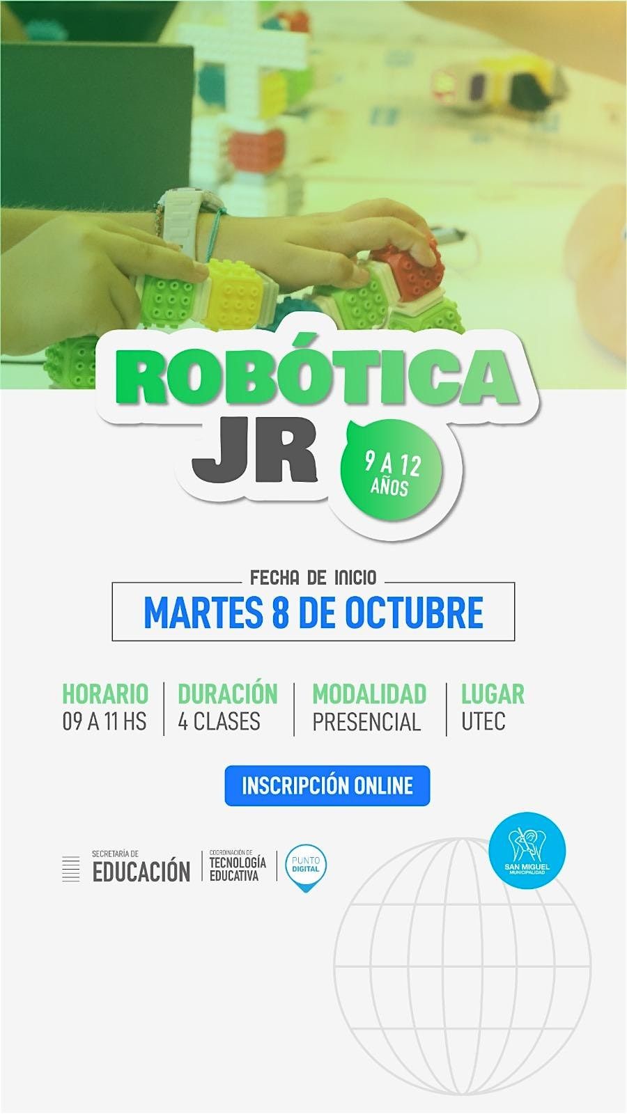 Robótica JR, 30 October | Event in San Miguel | AllEvents