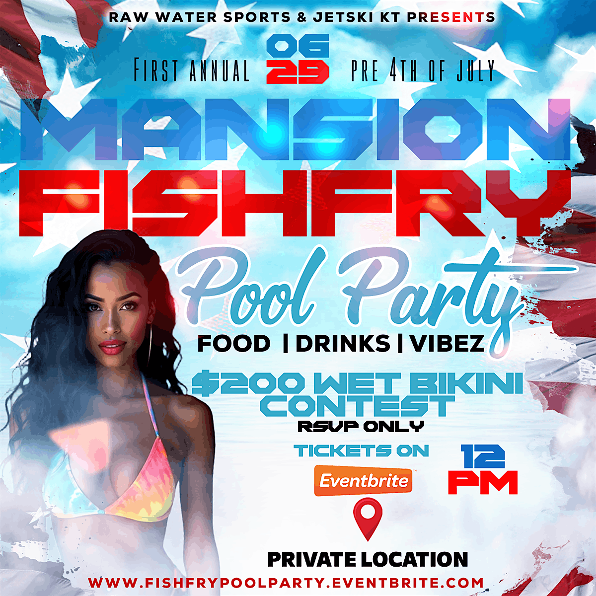 Pre 4th of July "Mansion Fish Fry & Pool Party, 29 June | Event in Lexington | AllEvents