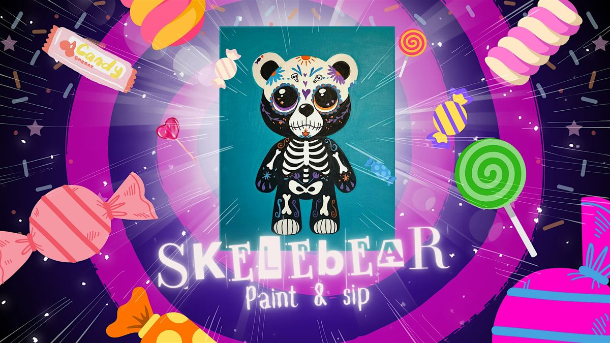 Skelebear - Paint & Sip, 31 October | Event in Garbutt | AllEvents