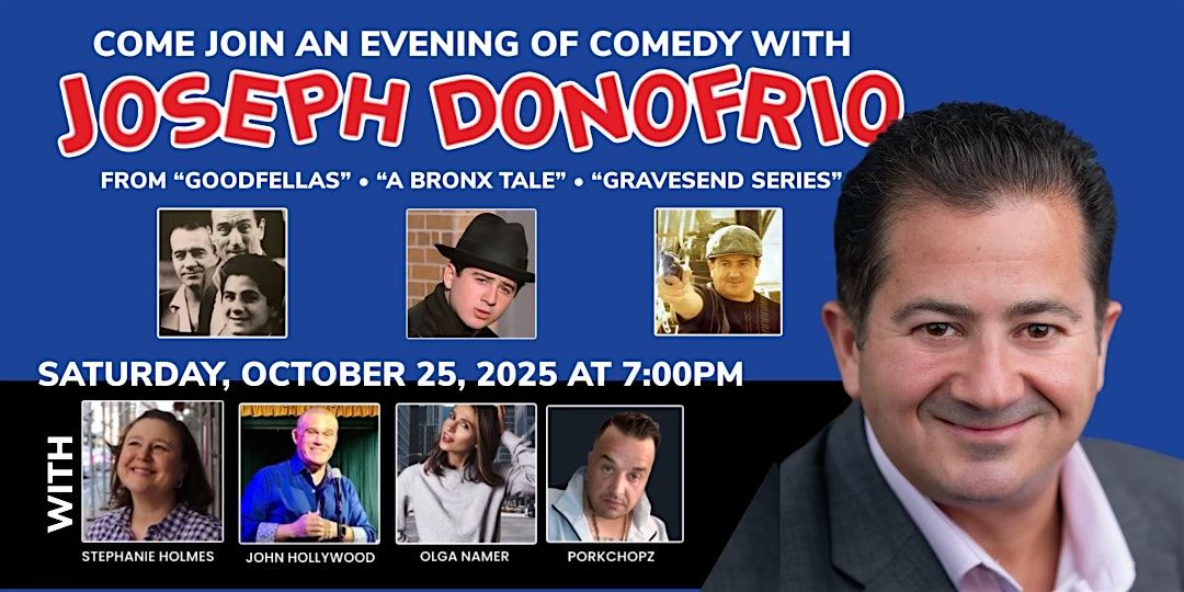 Joseph D'Onofrio Comedy show., 25 October | Event in New York | AllEvents