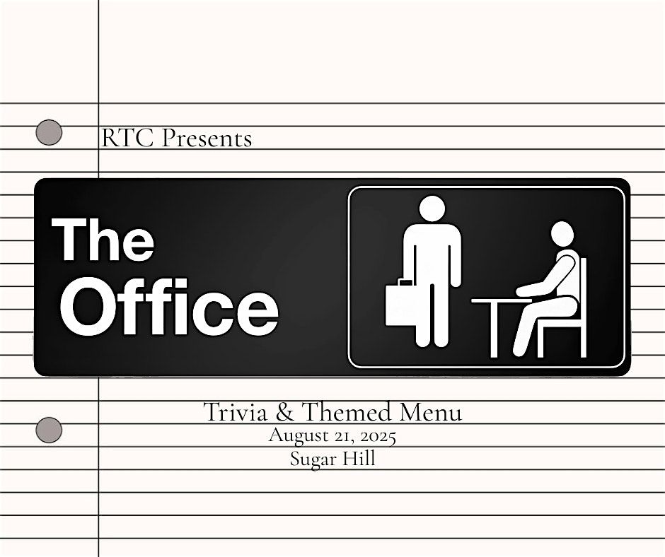 The Office Trivia & Themed Menu, 21 August | Event in Sugar Hill | AllEvents