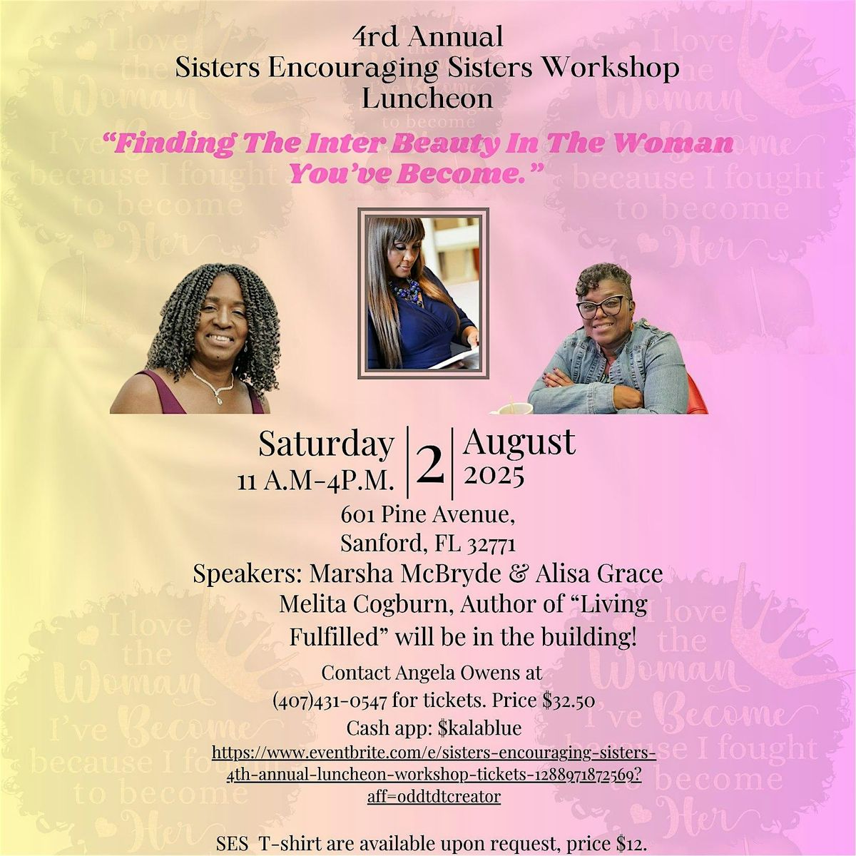 Sisters Encouraging Sisters 4th Annual Luncheon Workshop, 2 August | Event in Sanford | AllEvents