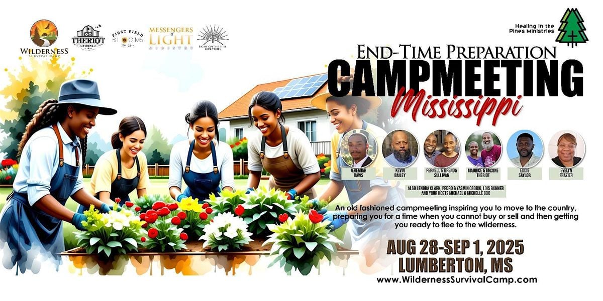 Healing In The Pines Camp Meeting 2025, 28 August | Event in Lumberton | AllEvents