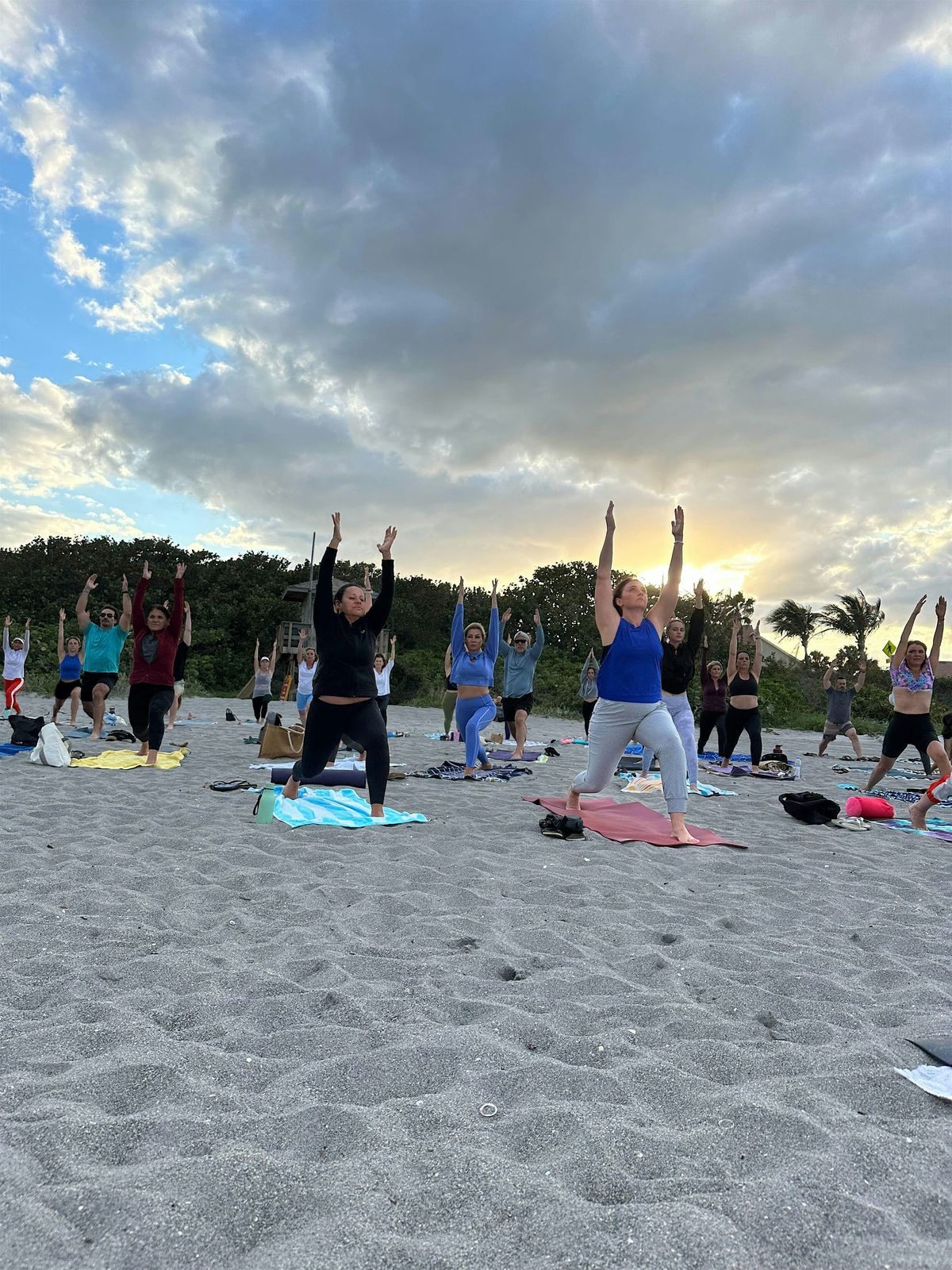 Full Moon Beach Flow with Yogasix Palm Beach Gardens at Juno Beach Pier, 6 October | Event in Juno Beach | AllEvents