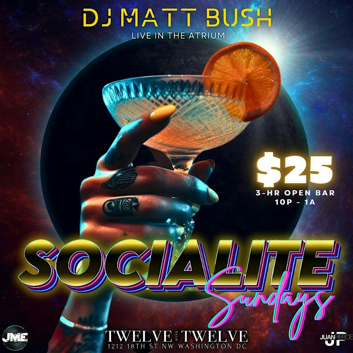 Socialite Sundays $25 3 Hour Open Bar W Dj Matt Busch | Event in Washington | AllEvents