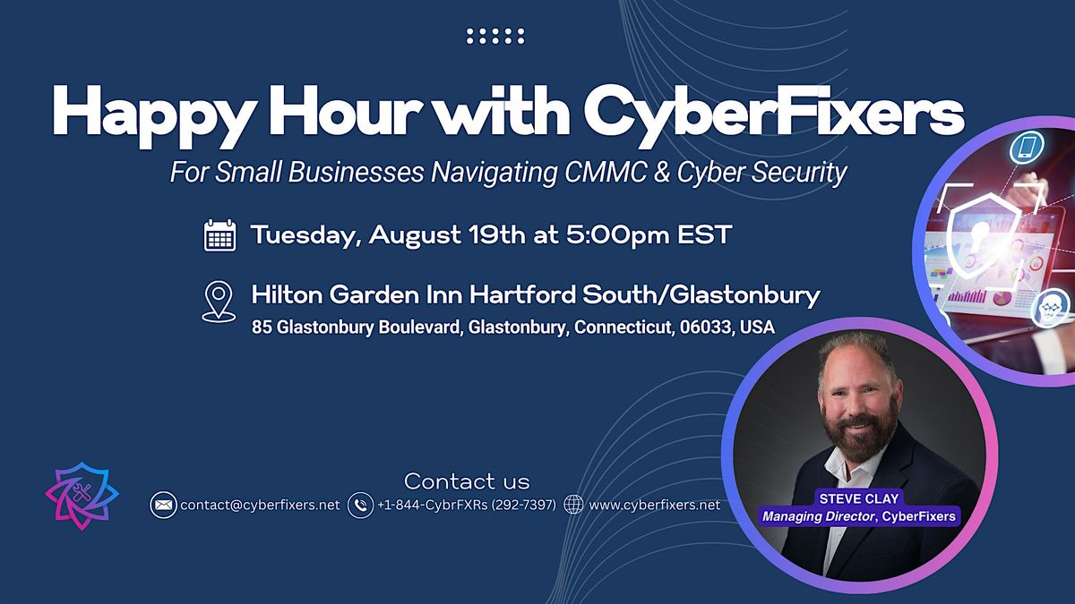Happy Hour with CyberFixers, 19 August | Event in Glastonbury | AllEvents