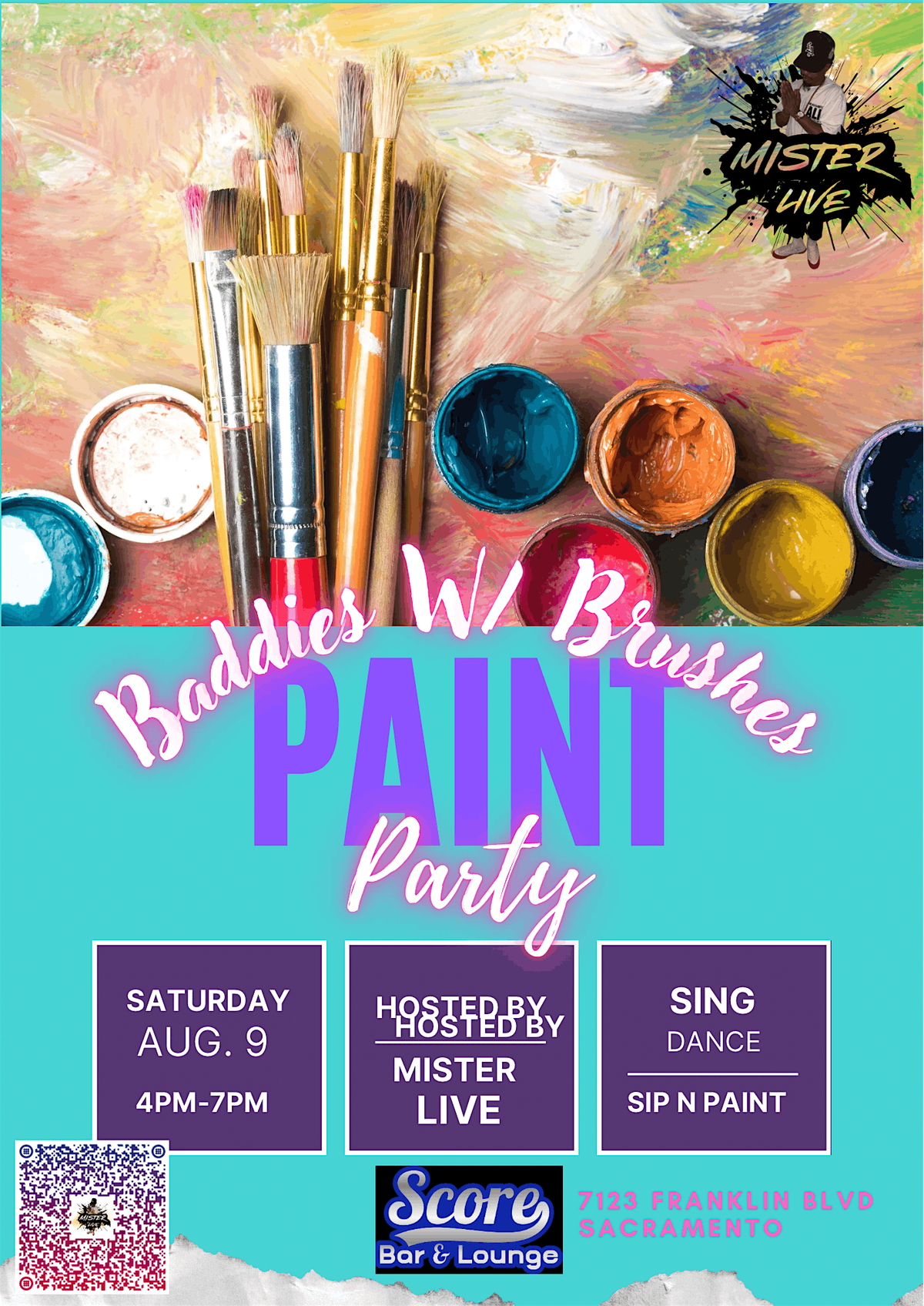 Baddies With Brushes, 9 August | Event in Sacramento | AllEvents