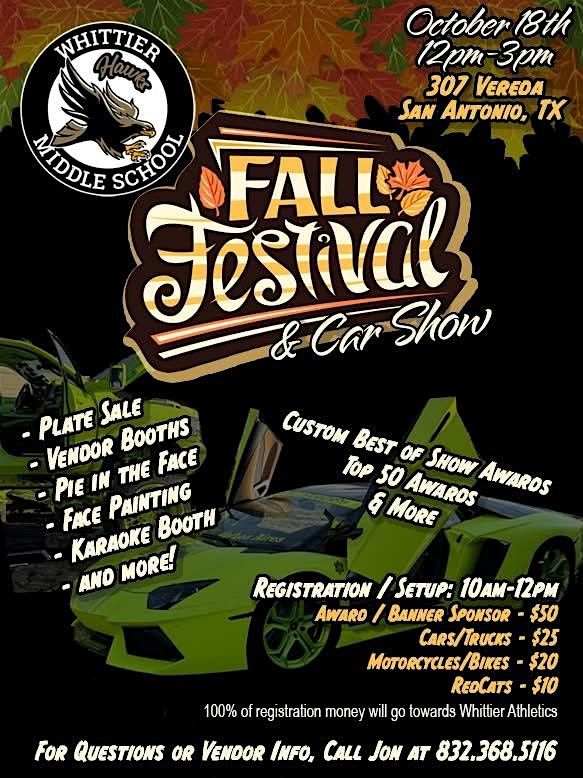 Whittier MS Fall Festival, 18 October | Event in San Antonio | AllEvents