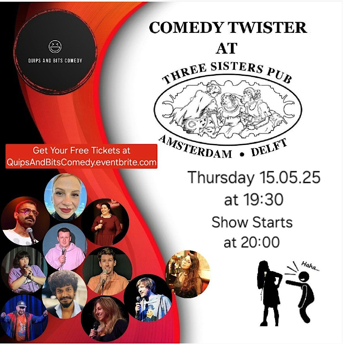 Comedy Twister, 15 May | Event in Delft | AllEvents