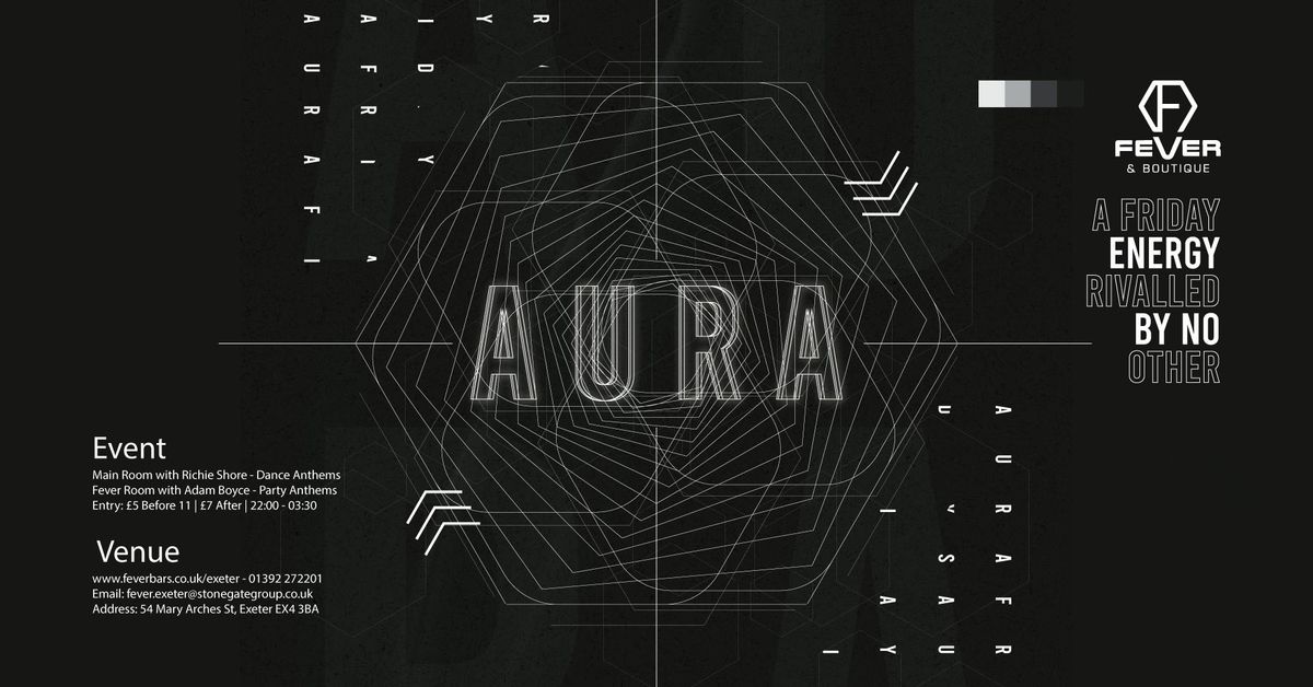 Aura with two for one drinks with Free Entry, 20 June | Event in Exeter | AllEvents