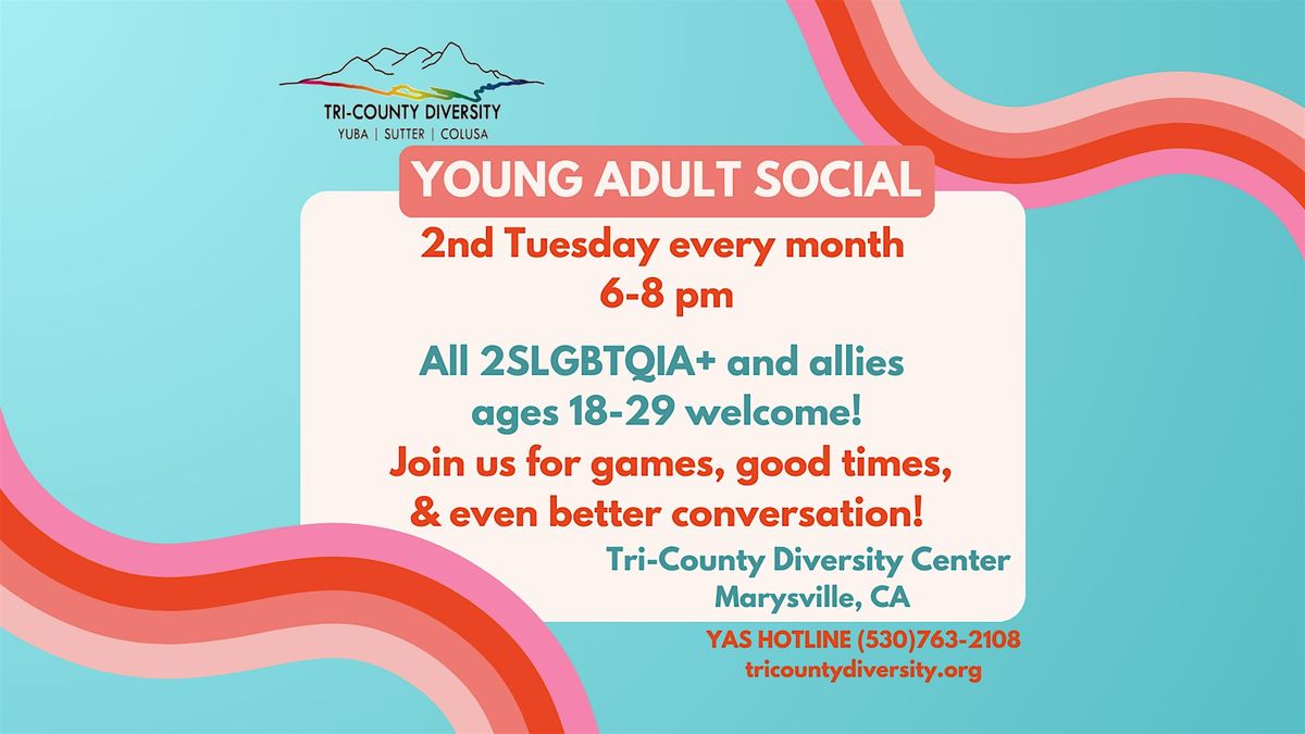 Young Adults Social, 13 May | Event in Marysville | AllEvents