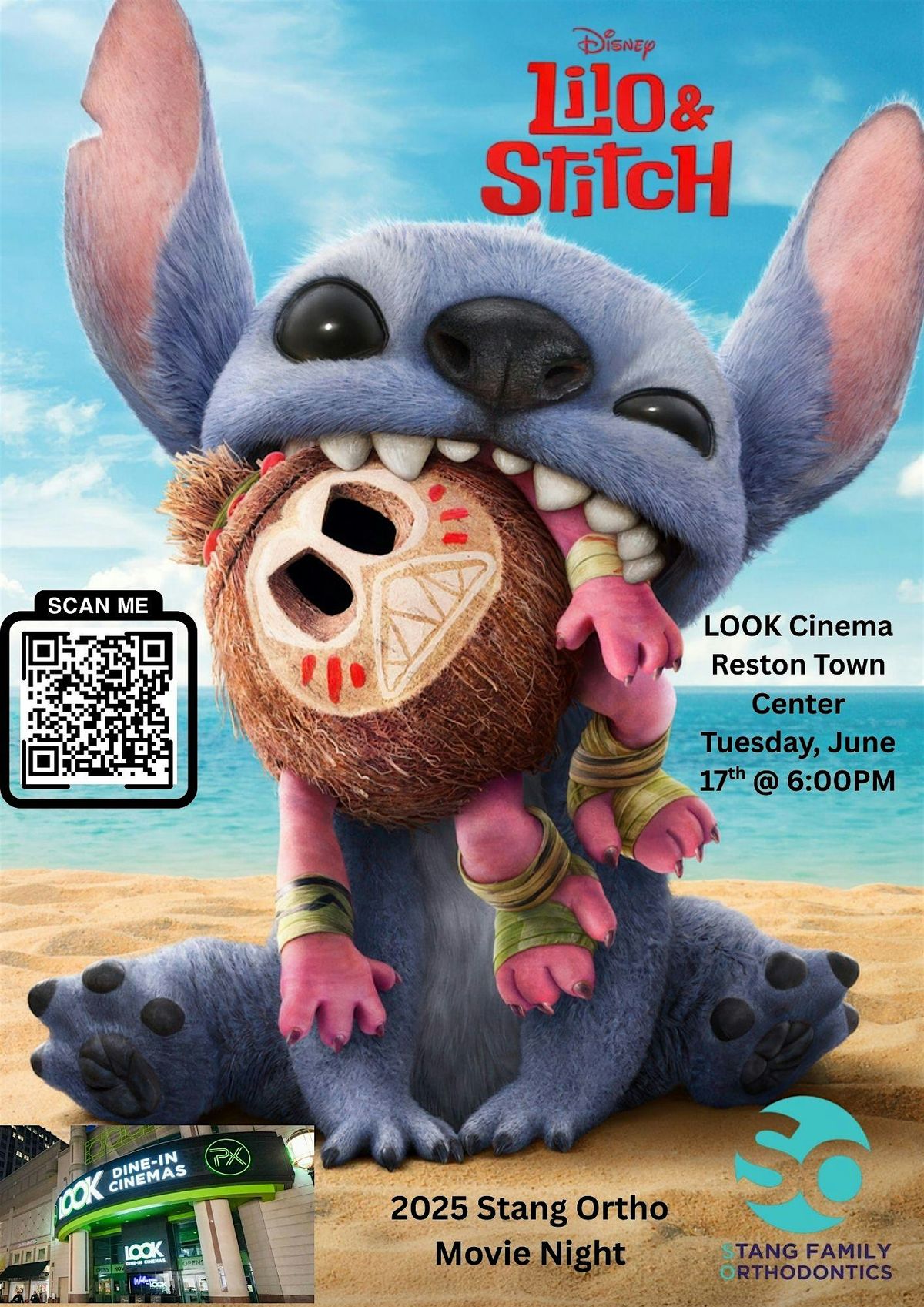 Stang Family Orthodontics 2025 Movie Night, 17 June | Event in Reston | AllEvents