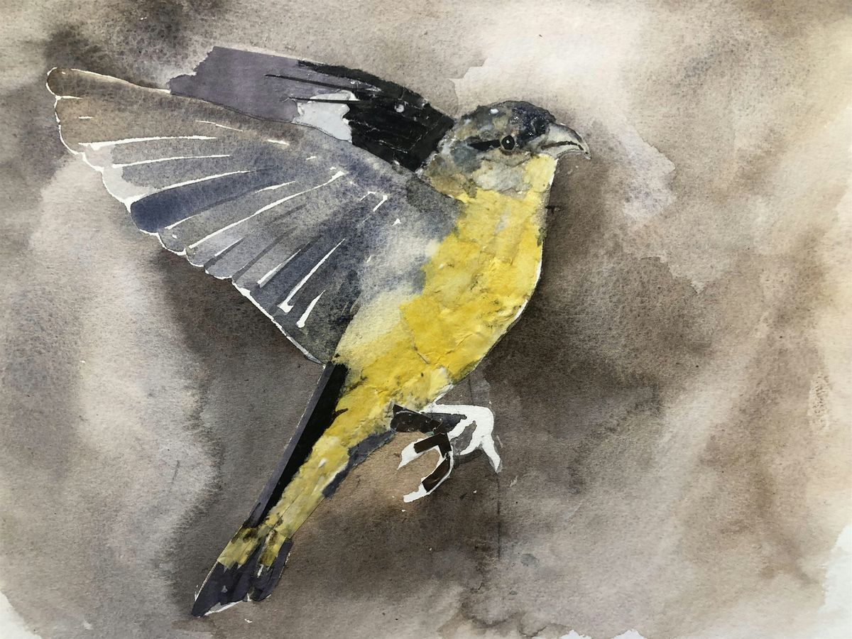 Get Busy at The Hive, a one off art workshop, watercolour and collage, 12 November | Event in Abbots Langley