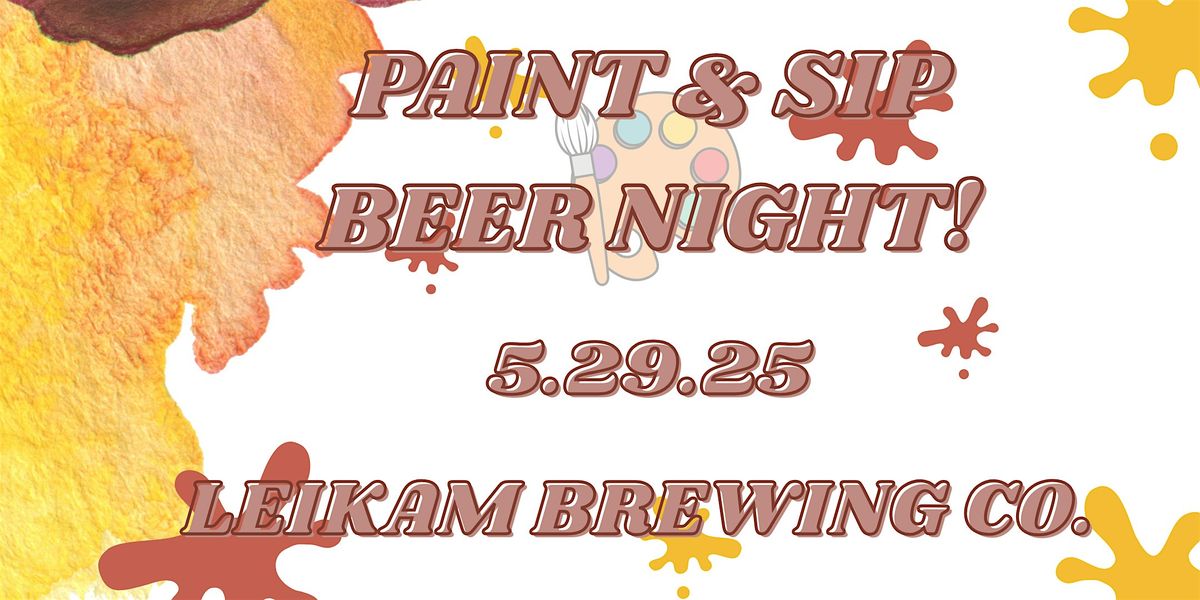Paint & Sip Beer Night | Event in Portland | AllEvents