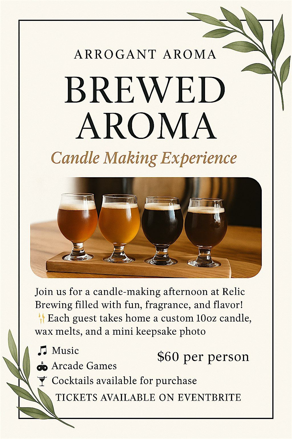 Brewed Aroma by Arrogant Aroma, 3 August | Event in Plainville | AllEvents