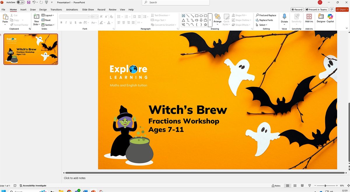 Free Maths "Witch's Brew" Fractions Workshop for Ages 7-10, 28 October | Event in Cheltenham | AllEvents