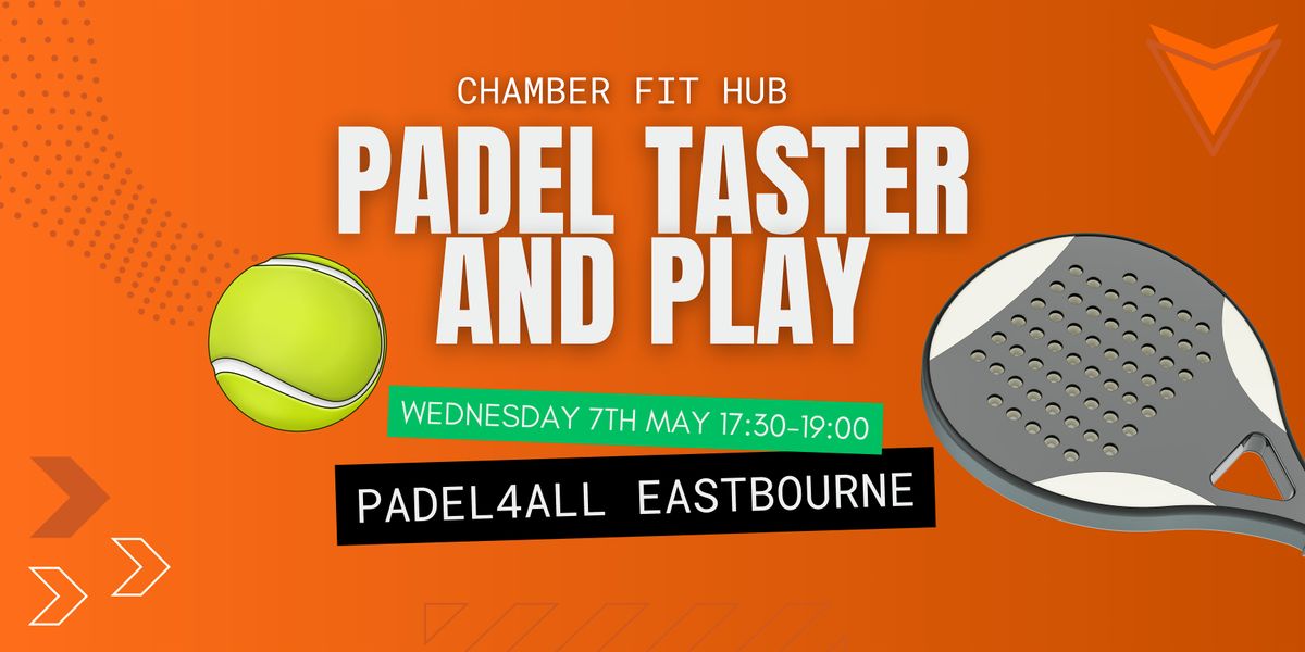 Padel Taster and Play, 7 May | Event in Eastbourne | AllEvents