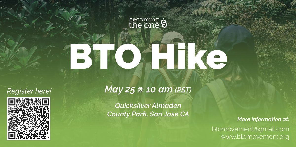 Becoming the One Singles Hike, 24 May | Event in San Jose | AllEvents