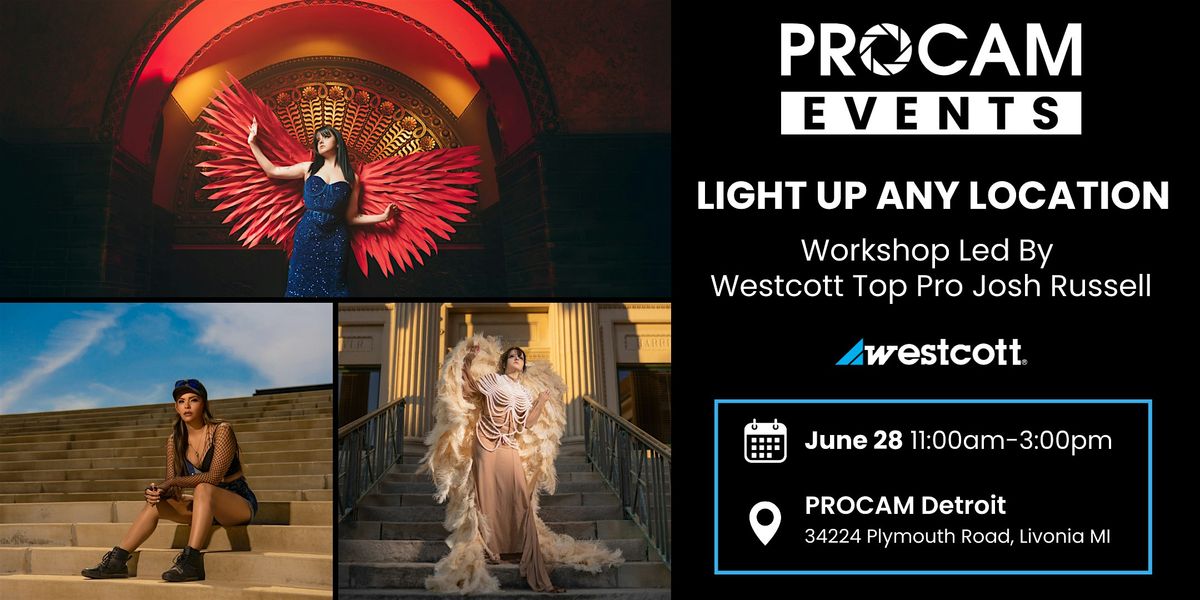Light Up Any Location with Westcott Top Pro Josh Russell, 28 June | Event in Livonia | AllEvents