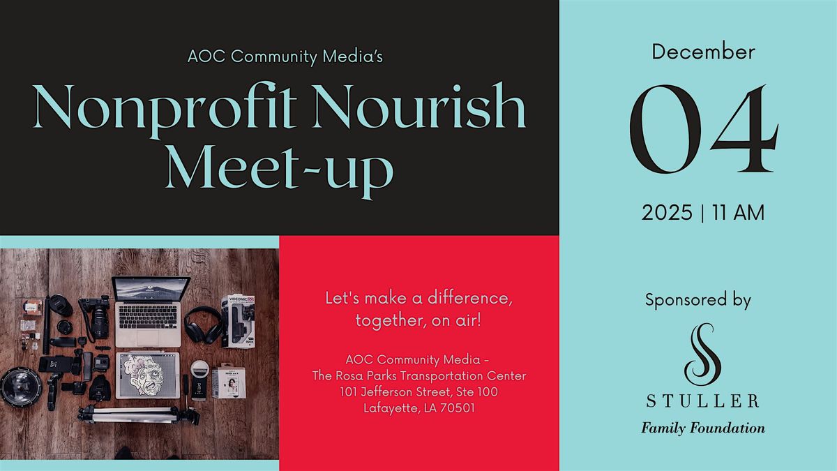 Nonprofit Meet-Up - December 4th, 4 December | Event in Lafayette | AllEvents