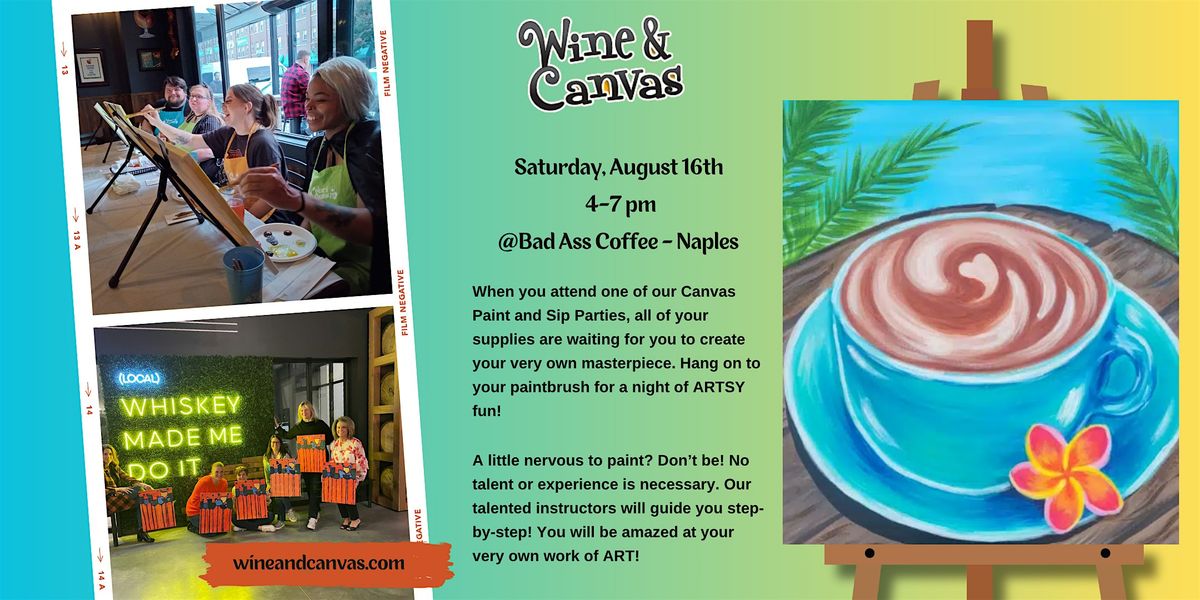 Naples Paint & Sip – Coffee in Paradise, 16 August | Event in Naples | AllEvents