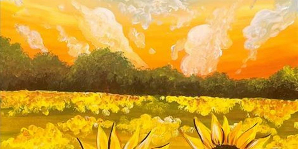 Sunset With Sunflowers - Paint and Sip by Classpop!™, 29 June | Event in Austin | AllEvents
