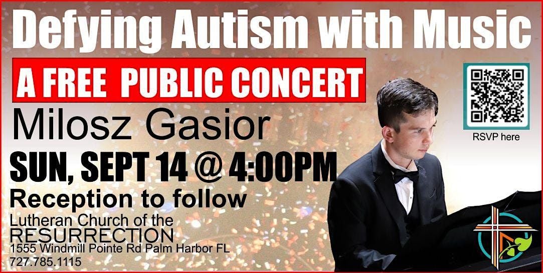 Defying Autism with Music, 14 September | Event in Palm Harbor | AllEvents