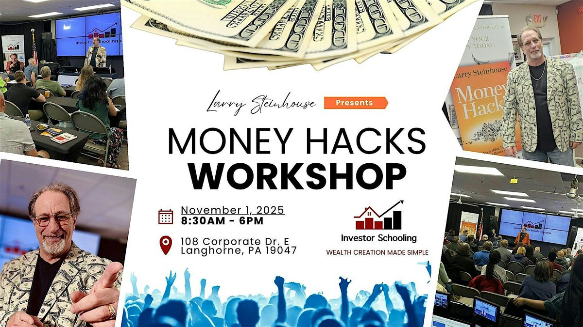 Money Hacks Workshop, 1 November | Event in Langhorne | AllEvents