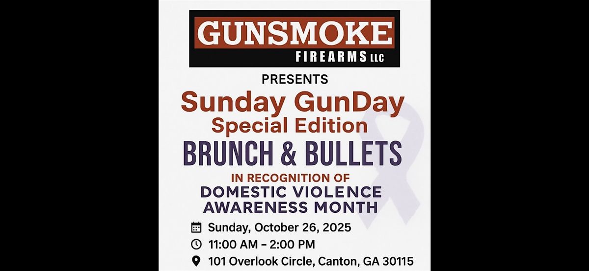 Sunday GunDay Brunch & Bullets, 26 October | Event in Canton | AllEvents