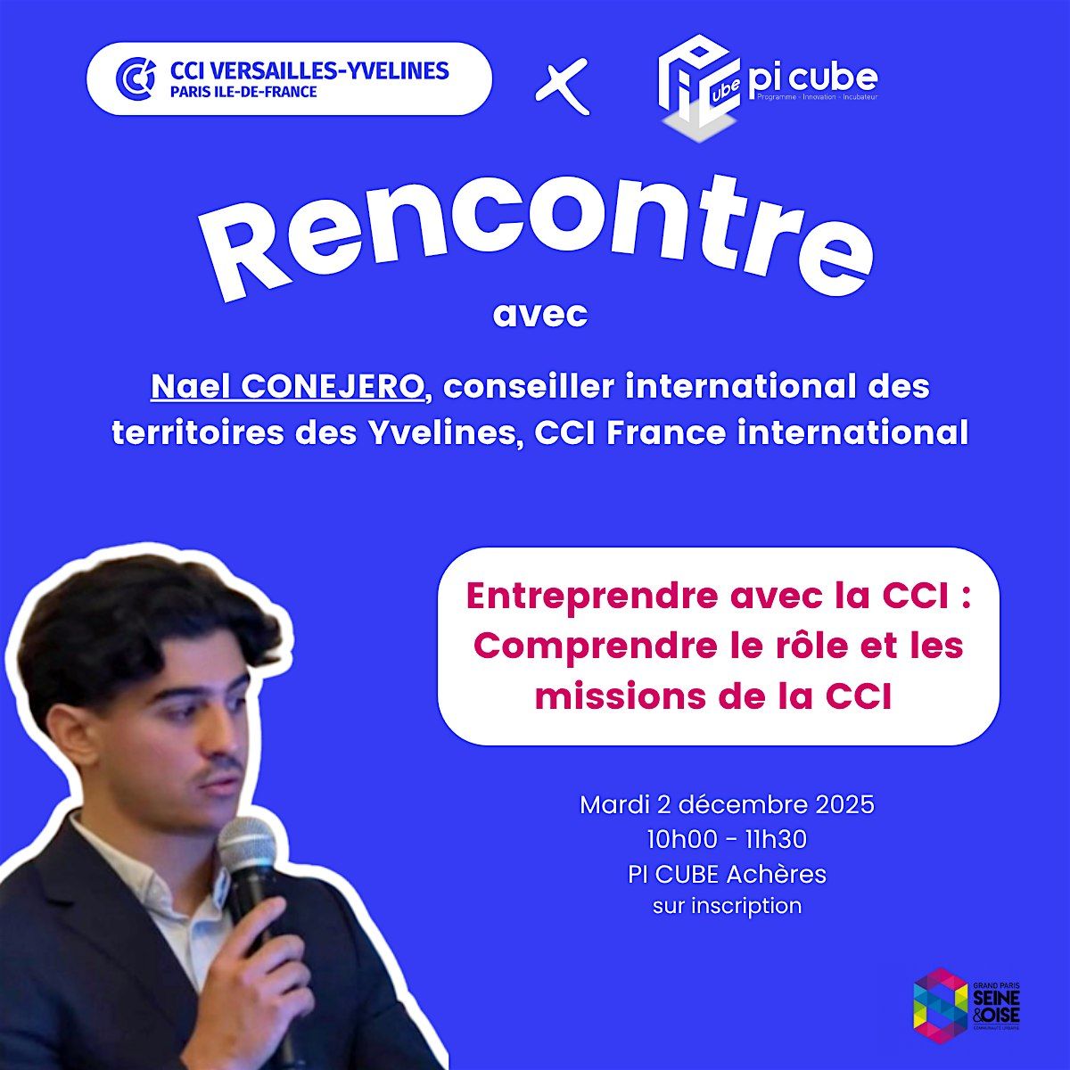 Entreprendre avec la CCI : Comprendre le rôle et les missions de la CCI, 2 December | Event in Achères | AllEvents