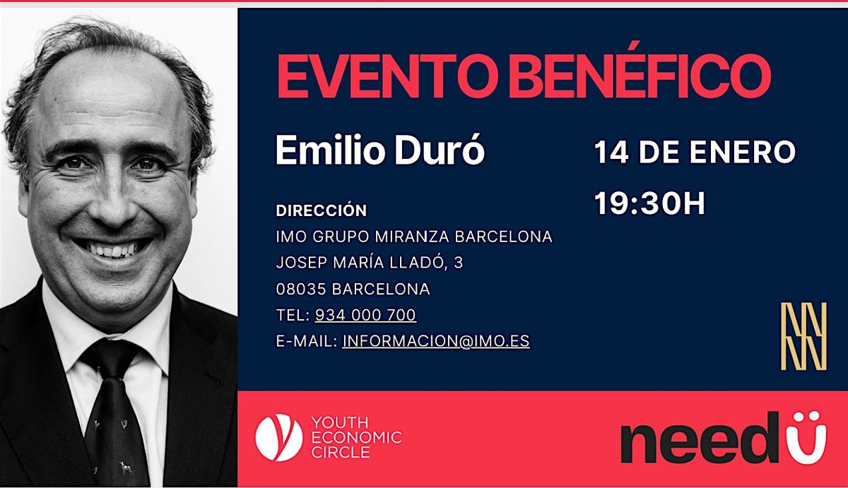 CoNNectando con Emilio Duró, 14 January | Event in Barcelona | AllEvents