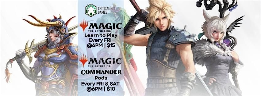 Magic the Gathering Weekly Play | Event in Corona | AllEvents