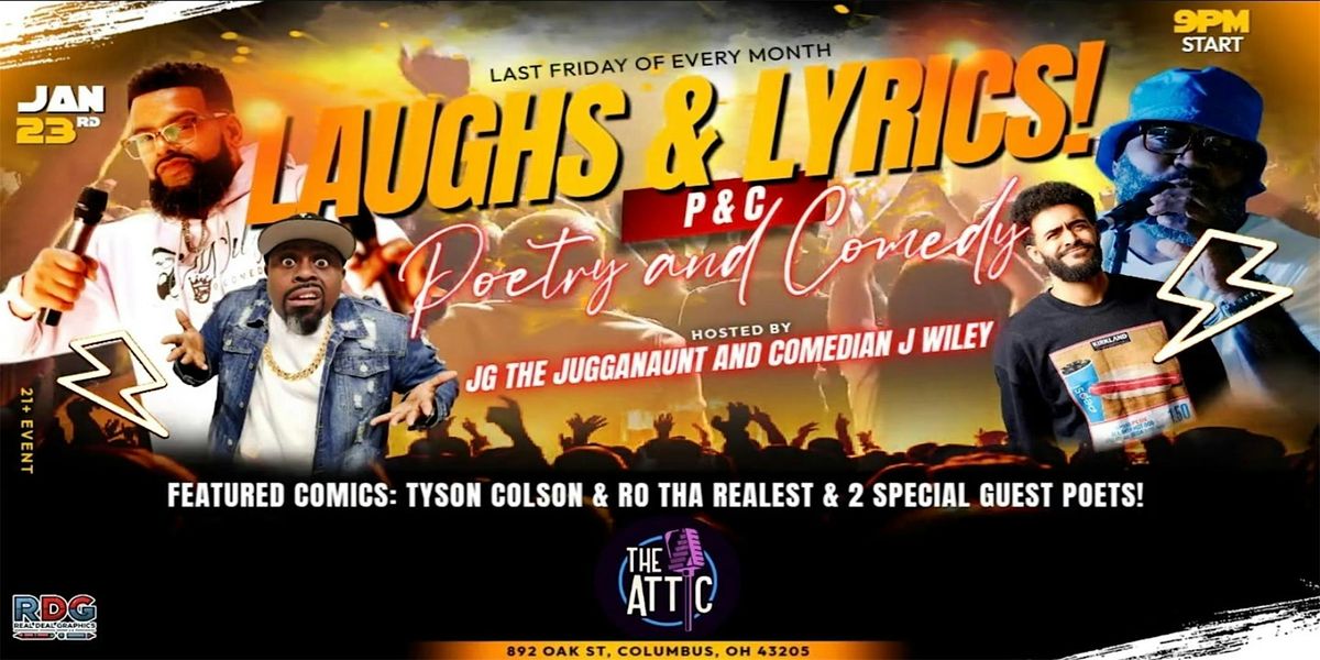 Laughs & Lyrics at The Attic Comedy Club, Columbus, Ohio, 23 January | Event in Columbus | AllEvents