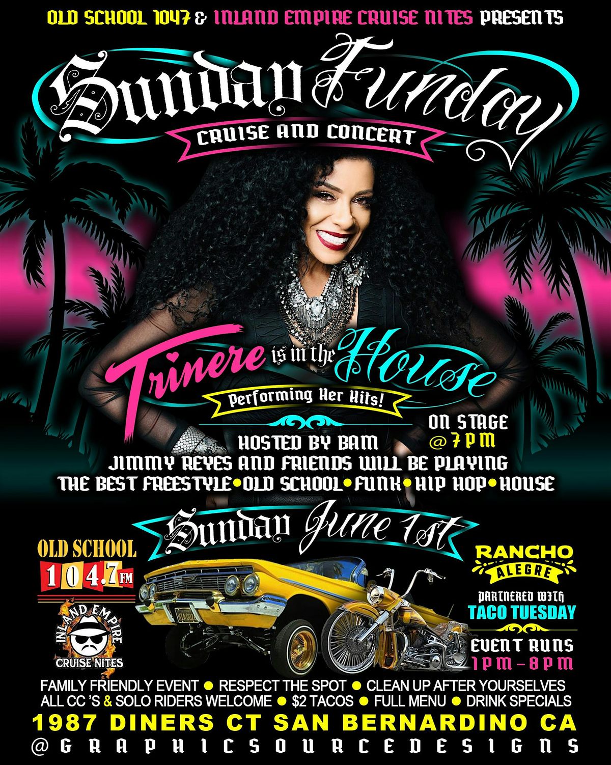 Sunday Funday Cruise and Concert Performing Live Trinere!, 1 June | Event in San Bernardino | AllEvents