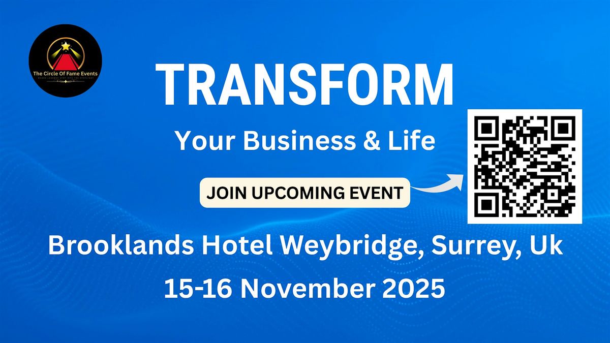 TRANSFORM Your Business & Life | Event in Weybridge | AllEvents