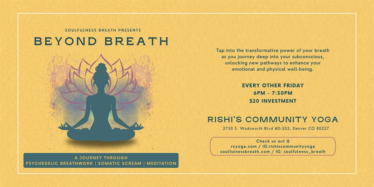 Beyond Breath, 9 May | Event in Denver | AllEvents