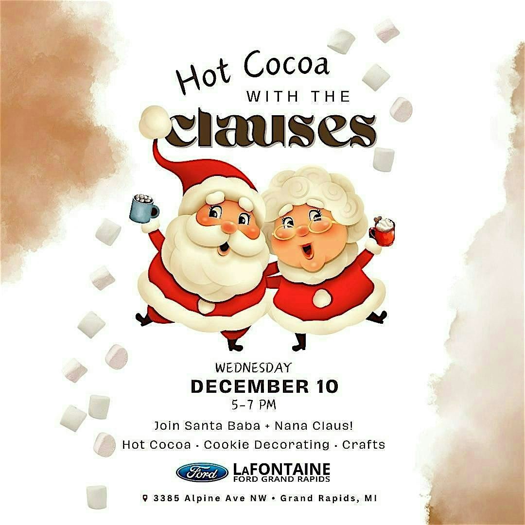 Cocoa with the Clauses, 10 December | Event in Grand Rapids | AllEvents