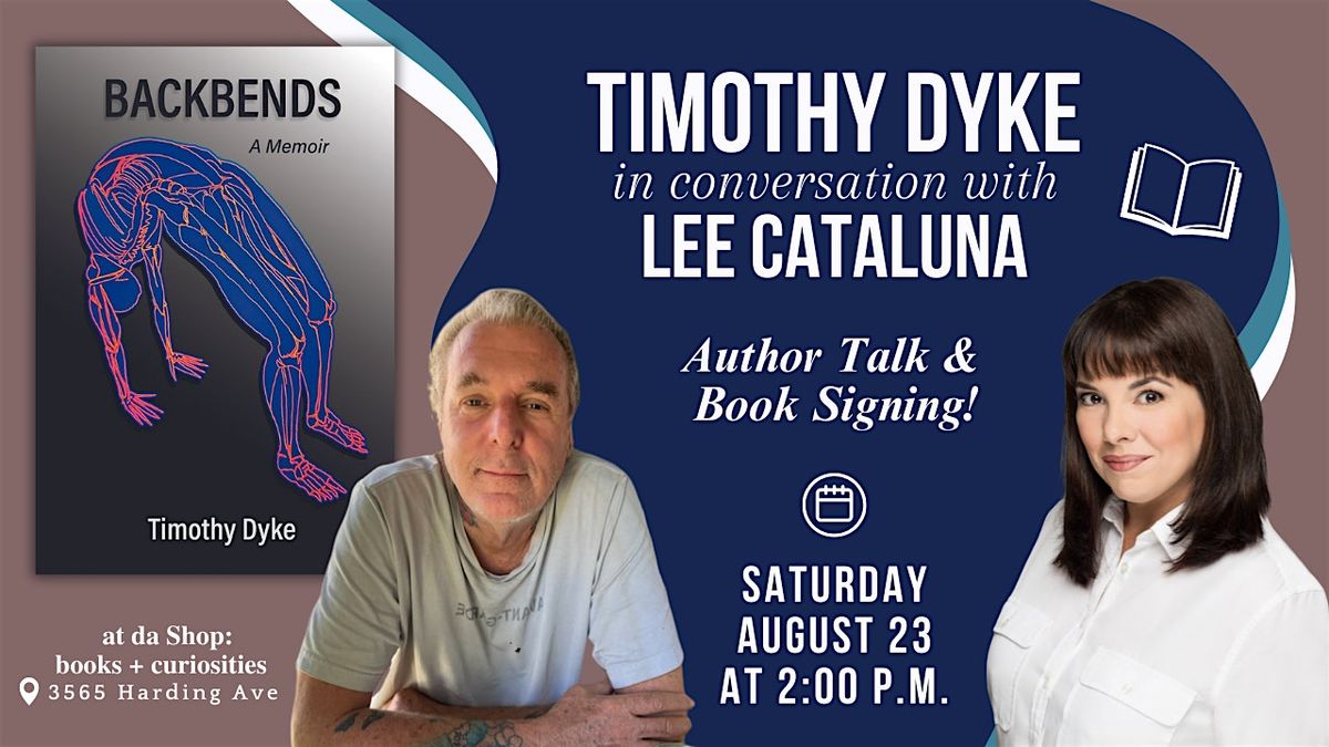 Backbends Memoir by Timothy Dyke: Author Talk & Booksigning, 26 July | Event in Honolulu | AllEvents