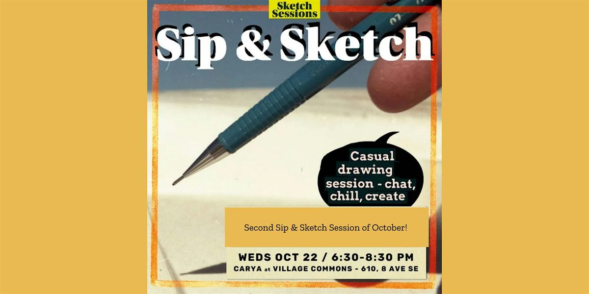 October Sip & Sketch - Oct. 22, 22 October | Event in Calgary | AllEvents